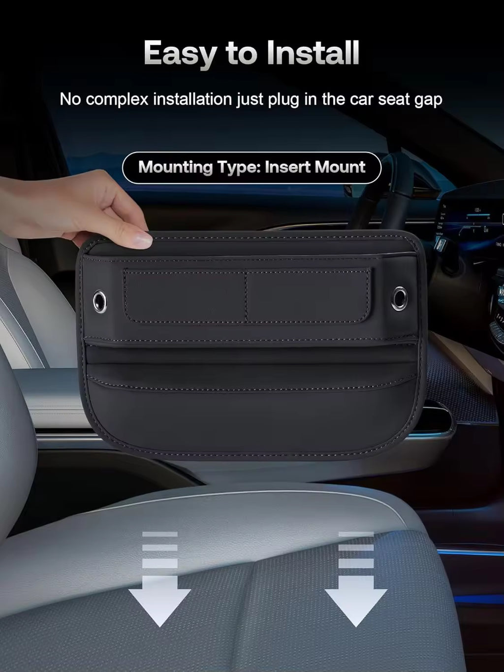 SAVRENZA™ Túi Đựng Đồ Khe Ghế Ô Tô Cao Cấp