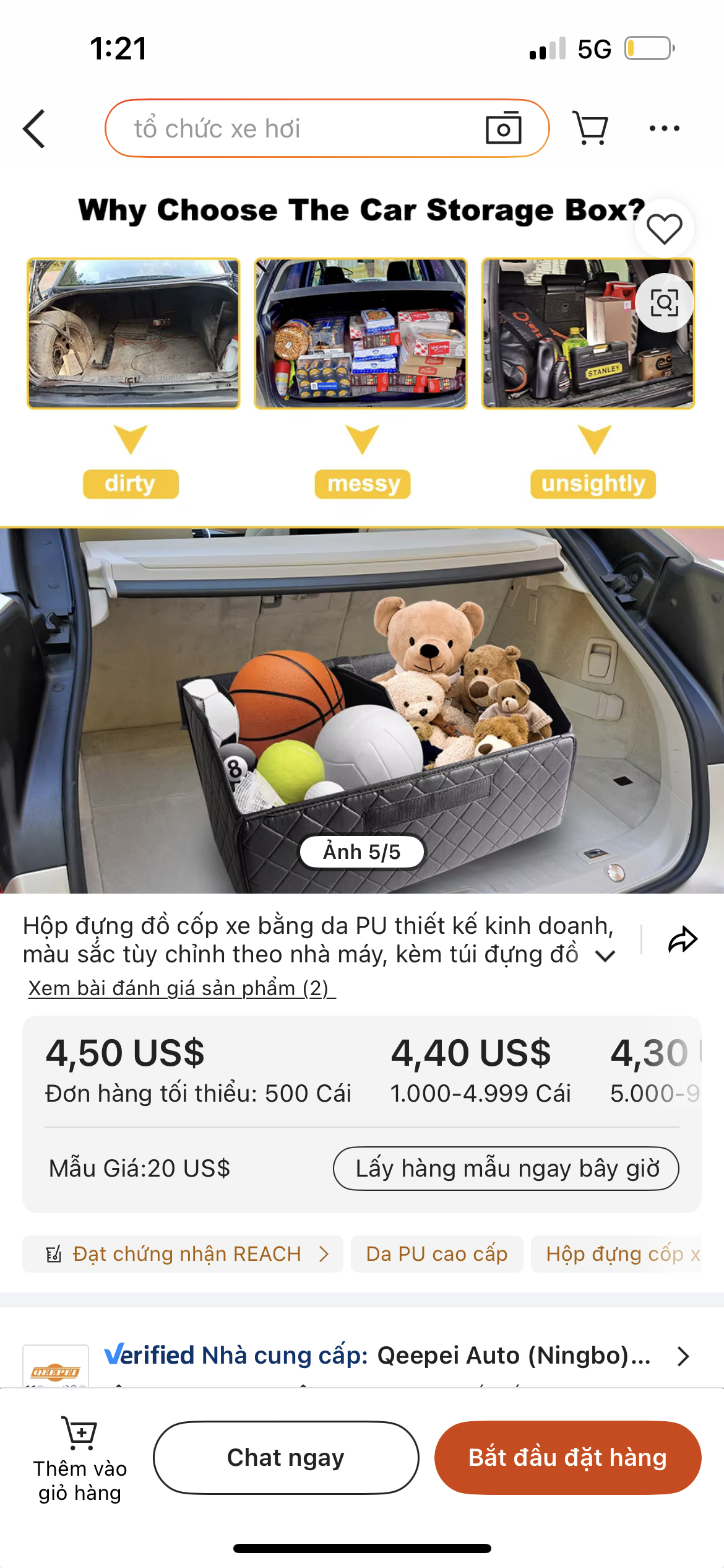 SAVRENZA™ Hộp Đựng Đồ Cốp Xe Gấp Gọn