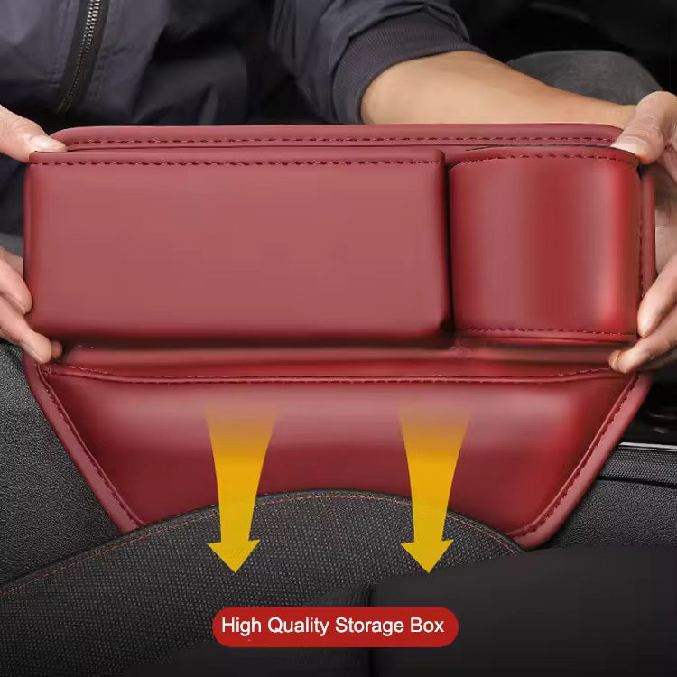 SAVRENZA™ Hộp Đựng Đồ Khe Ghế Ô Tô Có Khay Cốc