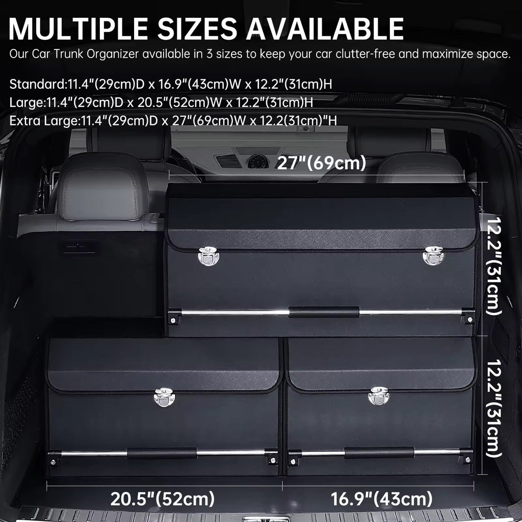 SAVRENZA™ Hộp Đựng Đồ Cốp Xe Khung ABS