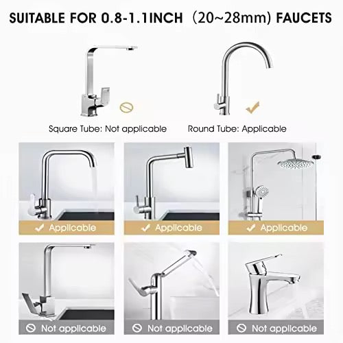 SAVRENZA™ Kệ Đựng Miếng Rửa Chén Gắn Vòi Nước