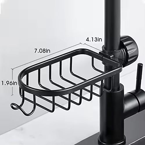 SAVRENZA™ Kệ Đựng Miếng Rửa Chén Gắn Vòi Nước