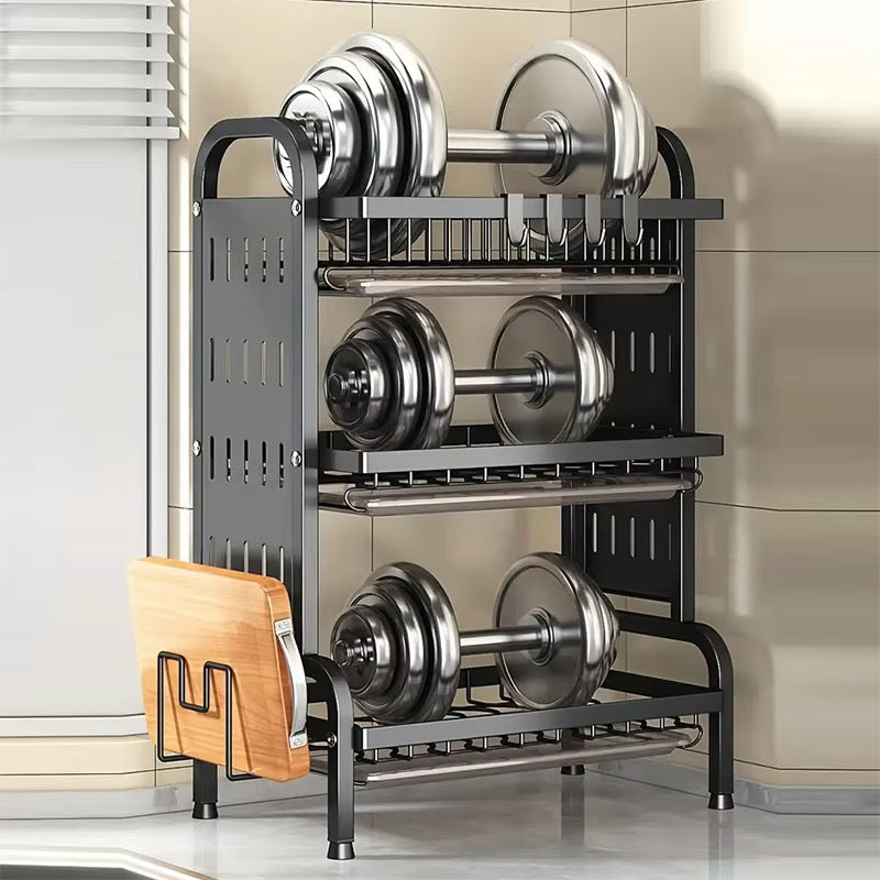 SAVRENZA™ Kệ Úp Chén 3 Tầng Đa Năng