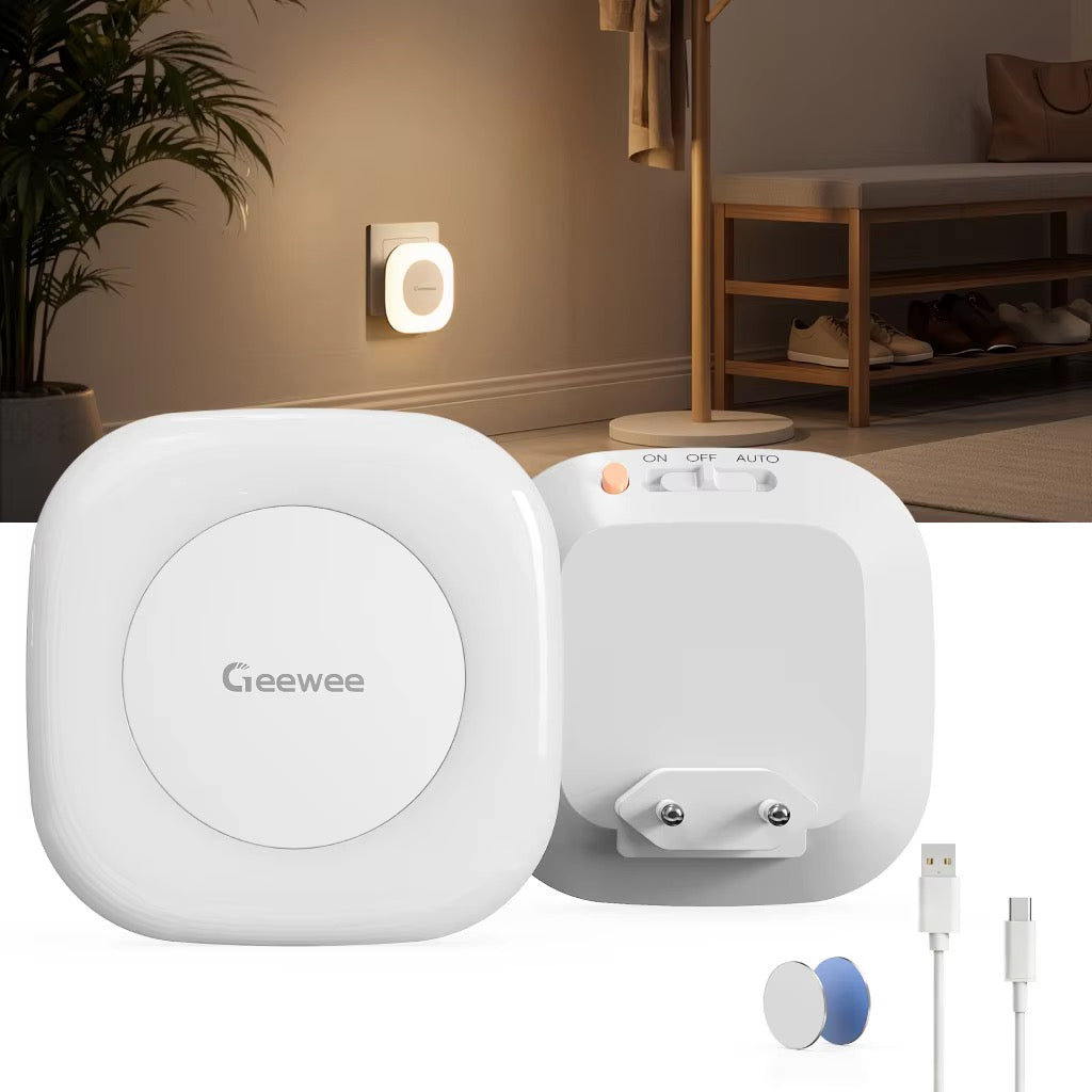 SAVRENZA đèn ngủ cảm biến tự động pin sạc gắn nam châm