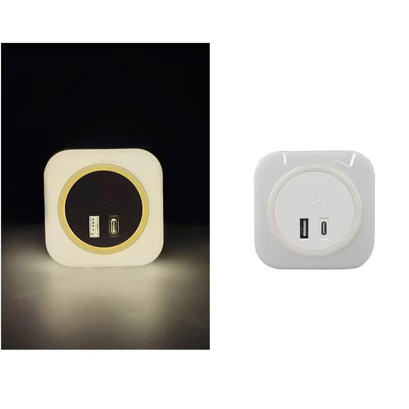 Đèn LED cảm biến SAVRENZA A92D USB và Type-C hai màu