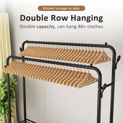 Giá treo quần áo 2 tầng SAVRENZA sức chứa lớn