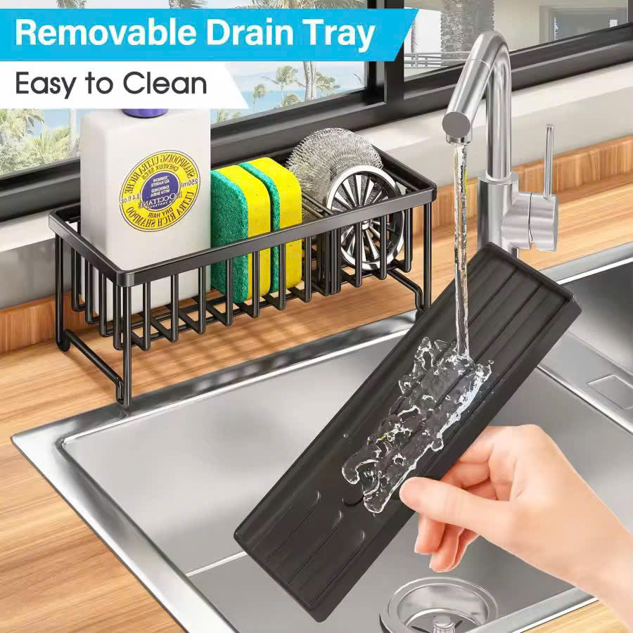 Kệ bồn rửa đa năng SAVRENZA có khay thoát nước