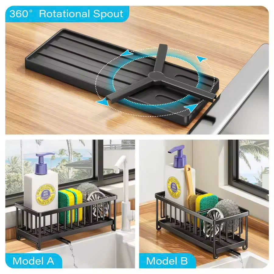 Kệ bồn rửa SAVRENZA có vách ngăn điều chỉnh